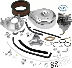 S&S スーパー G キャブレターキット マニホールド付き (11-0434) S&S Super G Carburetor Kit w/Manifold (11-0434) 【並行輸入品】｜カスタムパーツ WORLD倉庫