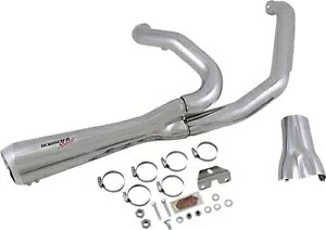 Bassani Road Rage 2-into-1 ショート クローム エキゾースト システム (1F42R) Bassani Road Rage 2-into-1 Short Chrome Exhaust System (1F42R) 【並行輸入品】