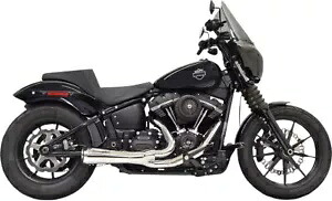 Bassani The Ripper ショート ロード レイジ 2-into-1 クローム エキゾースト システム (1S73) Bassani The Ripper Short Road Rage 2-into-1 Chrome Exhaust System (1S73) 【並行輸入品】