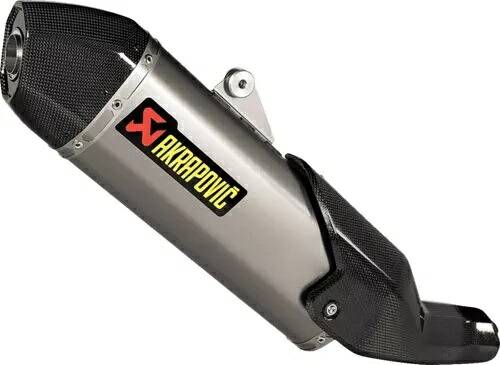 アクラポビッチ チタン スリップオンマフラー (S-D9SO19-HJAT) Akrapovic Titanium Slip-On Muffler (S-D9SO19-HJAT) 【並行輸入品】