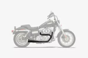 Bassani Road Rage ショート アップスイープ 12 インチ メガホン ブラック 2-into-1 エキゾースト (1D5250B) Bassani Road Rage Short Upswept 12\