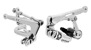 Arlen Ness Bagger クローム ミッド コントロール キット (420-121) Arlen Ness Bagger Chrome Mid Control Kit (420-121) 【並行輸入品】