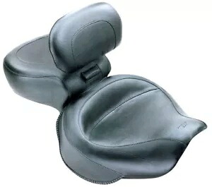 マスタング ワンピース ワイド ツーリング シート 運転席バックレスト付き ヴィンテージ (79631) Mustang 1-Piece Wide Touring Seat w/Driver Backrest Vintage (79631) 【並行輸入品】