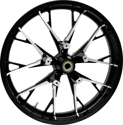Coastal Moto 21" x 3.5" Marlin Cast 3D ブラック カット フロント ホイール (3D-MAR213BC) Coastal Moto 21" x 3.5" Marlin Cast 3D Black Cut Front Wheel (3D-MAR213BC) 【並行輸入品】｜カスタムパーツ WORLD倉庫