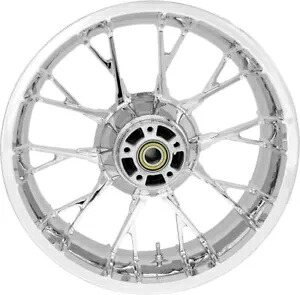 Coastal Moto 18 インチ x 5.5 インチ マーリン キャスト 3D クローム リア ホイール (3D-MAR185CH) Coastal Moto 18\