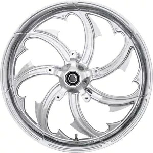 Coastal Moto 16 インチ x 5.5 インチ Fury Moto クローム リア ホイール (4502-FRY-165-CH) Coastal Moto 16\