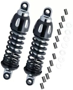 Progressive 430 シリーズ オートバイ スタンダード ブラック 12 インチ リア ショック (430-4228B) Progressive 430 Series Motorcycle Standard Black 12\
