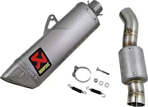 アクラポビッチ チタン スリップオンマフラー レゾネーター付 (S-H10SO25-APLT/TD) Akrapovic Titanium Slip-On Muffler w/Resonator (S-H10SO25-APLT/TD) 【並行輸入品】