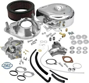 S&S スーパー G キャブレターキット マニホールド付き (11-0427) S&S Super G Carburetor Kit w/Manifold (11-0427) 【並行輸入品】