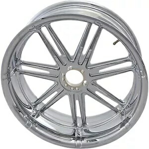 Arlen Ness 18 インチ x 5.5 インチ 7 バルブ鍛造クローム リア ホイール (71-532) Arlen Ness 18" x 5.5" 7-Valve Forged Chrome Rear Wheel (71-532) 【並行輸入品】｜カスタムパーツ WORLD倉庫