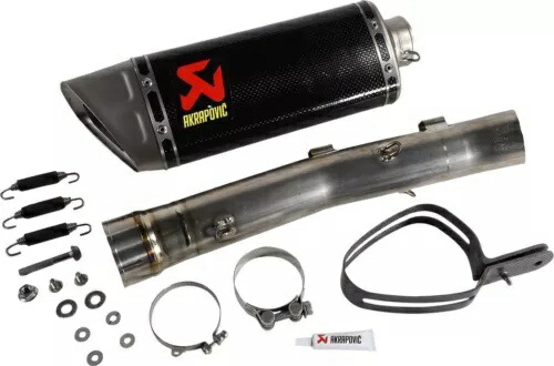 アクラポビッチ カーボンスリップオンマフラー (S-H10SO24-APC) Akrapovic Carbon Slip-On Muffler (S-H10SO24-APC) 【並行輸入品】