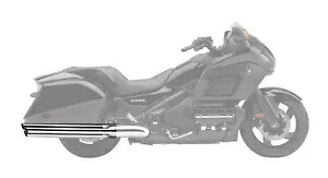 コブラ 6-into-6 クローム スリップオン マフラー (1217) Cobra 6-into-6 Chrome Slip-On Mufflers (1217) 【並行輸入品】｜カスタムパーツ WORLD倉庫