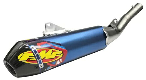 FMF 4.1 RCT ブルーアルマイトチタン MegaBomb エキゾースト システム (044461) FMF 4.1 RCT Blue Anodized Titanium MegaBomb Exhaust System (044461) 【並行輸入品】