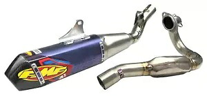 FMF 4.1 RCT ブルーアルマイトチタン メガボム フルエキゾーストシステム (041605) FMF 4.1 RCT Blue Anodized Titanium Megabomb Full Exhaust System (041605) 【並行輸入品】｜カスタムパーツ WORLD倉庫