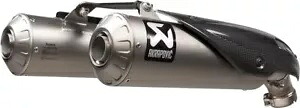 アクラポビッチ チタン デュアル コニカル スリップオン マフラー (S-D11SO13-HBFGT) Akrapovic Titanium Dual Conical Slip-On Mufflers (S-D11SO13-HBFGT) 【並行輸入品】｜カスタムパーツ WORLD倉庫