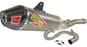 プロサーキット Ti-6 チタンフルエキゾーストシステム カーボンエンドキャップ付き (0332345F) Pro Circuit Ti-6 Titanium Full Exhaust System w/Carbon End Cap (0332345F) 【並行輸入品】