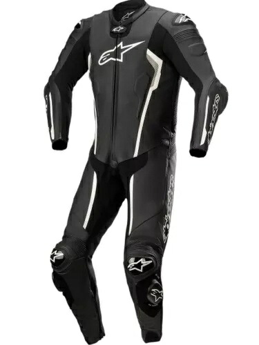 Alpinestars Missile V2 メンズ オートバイ 1ピース レザー スーツ ブラック/ホワイト Alpinestars Missile V2 Mens Motorcycle 1-pc Leather Suit Black/White 【並行輸入品】｜カスタムパーツ WORLD倉庫