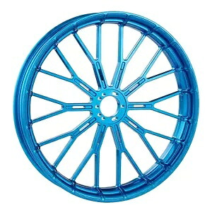 Arlen Ness 19 インチ x 3.25 インチ Y スポーク鍛造ブルー フロント ホイール (71-556) Arlen Ness 19" x 3.25" Y-Spoke Forged Blue Front Wheel (71-556) 【並行輸入品】｜カスタムパーツ WORLD倉庫