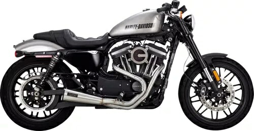 Vance & Hines アップスイープ ブラッシュステンレス 2-into-1 排気システム (27327) Vance & Hines Upsweep Brushed Stainless 2-into-1 Exhaust System (27327) 【並行輸入品】|カスタムパーツ WORLD倉庫