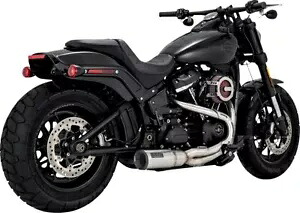 Vance & Hines 高出力ショートブラッシュステンレス 2-into-1 排気システム (27331) Vance & Hines Hi-Output Short Brushed Stainless 2-into-1 Exhaust System (27331) 【並行輸入品】|カスタムパーツ WORLD倉庫
