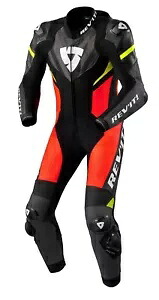 Rev'It ハイパースピード 2 メンズ レザー オートバイ 1 ピース スーツ ブラック/ネオン レッド Rev'It Hyperspeed 2 Mens Leather Motorcycle 1-pc Suit Black/Neon Red 【並行輸入品】｜カスタムパーツ WORLD倉庫