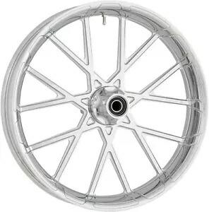 Arlen Ness 21インチ x 3.5インチ プロクロス 鍛造クローム フロント ホイール ハブ付き [なし] Arlen Ness 21\