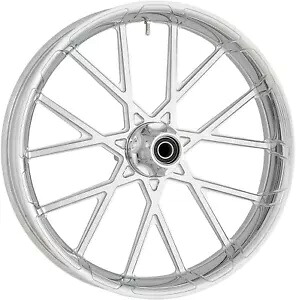 Arlen Ness 21 インチ x 3.5 インチ プロクロス鍛造クローム フロント ホイール (ハブ付き) (10102-204-6008) Arlen Ness 21" x 3.5" Procross Forged Chrome Front Wheel w/Hub (10102-204-6008) 【並行輸入品】｜カスタムパーツ WORLD倉庫