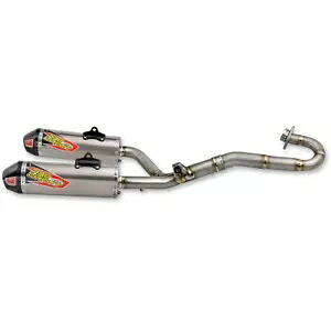 Pro Circuit Ti-6 Pro デュアル チタン エキゾースト システム (カーボン エンド キャップ付き) (0311825FP2) Pro Circuit Ti-6 Pro Dual Titanium Exhaust System w/Carbon End Cap (0311825FP2) 【並行輸入品】
