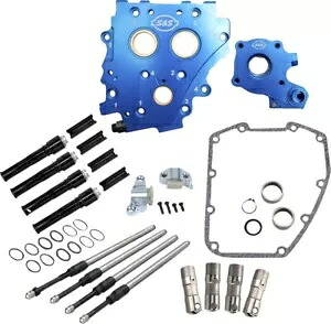 S&S カムチェストキット チェーンドライブ油冷ブラックプッシュロッドツインカム (310-1272) S&S Cam Chest Kit Chain Drive Oil Cooled Black Pushrods Twin Cam (310-1272) 【並行輸入品】