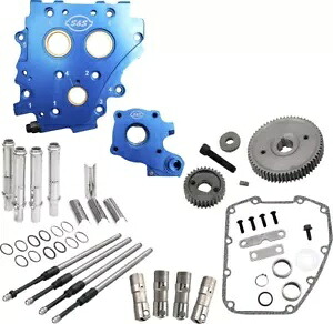 S&S カムチェストキット ギアドライブ 油冷クロームプッシュロッド ツインカム (310-1269) S&S Cam Chest Kit Gear Drive Oil Cooled Chrome Pushrods Twin Cam (310-1269) 【並行輸入品】