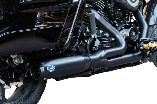 S&S ガーディアン ブラック ステンレススチール クオリファイア 2-1 エキゾースト システム (550-1110) S&S Guardian Black Stainless Steel Qualifier 2-1 Exhaust System (550-1110) 【並行輸入品】｜カスタムパーツ WORLD倉庫
