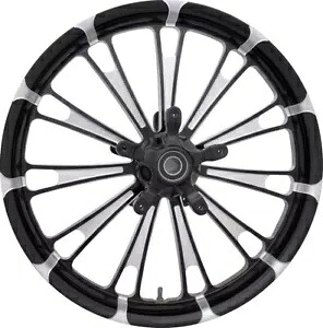 Coastal Moto 21 インチ x 3.25 Fuel Moto 鍛造ブラックカット フロント ホイール (FUL-213-BC-ABST) Coastal Moto 21" x 3.25 Fuel Moto Forged Black Cut Front Wheel (FUL-213-BC-ABST) 【並行輸入品】｜カスタムパーツ WORLD倉庫