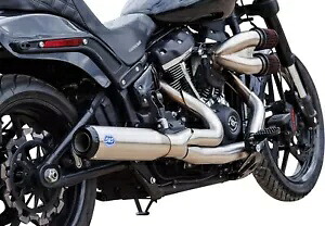S&S ブラッシュステンレススチール予選 2-1 排気システム (550-1103) S&S Brushed Stainless Steel Qualifier 2-1 Exhaust System (550-1103) 【並行輸入品】|カスタムパーツ WORLD倉庫