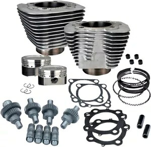 S&S 1200cc フーリガン シルバー ボルトインシリンダー/ピストン/カムキット (910-0700) S&S 1200cc Hooligan Silver Bolt-In Cylinder/Piston/Cam Kit (910-0700) 【並行輸入品】｜カスタムパーツ WORLD倉庫