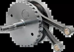 S&S TC フライホイール クランク アセンブリ 4" (320-0397) S&S TC Flywheel Crank Assembly 4" (320-0397) 【並行輸入品】｜カスタムパーツ WORLD倉庫