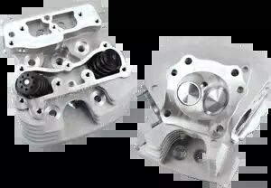 S&S S.ストック シリンダーヘッド シルバー 89cc (106-4270) S&S S. Stock Cylinder Heads Silver 89cc (106-4270) 【並行輸入品】
