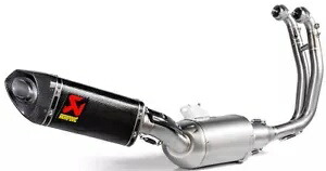 アクラポビッチ カーボン 2-1 レーシングライン フルエキゾーストシステム (S-A6R4-HAPC) Akrapovic Carbon 2-1 Racing Line Full Exhaust System (S-A6R4-HAPC) 【並行輸入品】