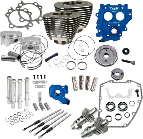 S&S 100 インチ コンプリート ギア ドライブ パワー パッケージ パフォーマンス キット (330-0665) S&S 100" Complete Gear Drive Power Package Performance Kit (330-0665) 【並行輸入品】|カスタムパーツ WORLD倉庫