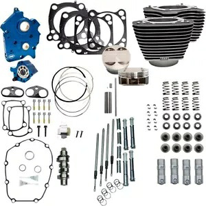 S&S 124 インチ CI 油冷チェーン ドライブ パワー パッケージ パフォーマンス キット (310-1052B) S&S 124" CI Oil Cooled Chain Drive Power Package Performance Kit (310-1052B) 【並行輸入品】|カスタムパーツ WORLD倉庫