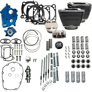 S&S 132 インチ CI 油冷チェーン ドライブ パワー パッケージ パフォーマンス キット (310-1237) S&S 132" CI Oil Cooled Chain Drive Power Package Performance Kit (310-1237) 【並行輸入品】｜カスタムパーツ WORLD倉庫