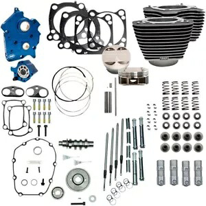 S&S 124 インチ CI 油冷ギア ドライブ パワー パッケージ パフォーマンス キット (310-1053A) S&S 124" CI Oil Cooled Gear Drive Power Package Performance Kit (310-1053A) 【並行輸入品】｜カスタムパーツ WORLD倉庫