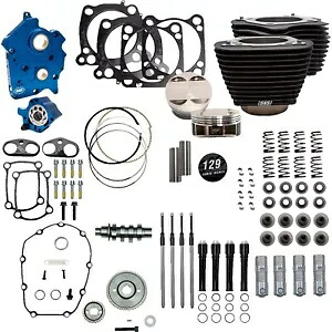 S&S 129 インチ CI 油冷ギア ドライブ パワー パッケージ パフォーマンス キット (310-1228) S&S 129\