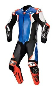 Alpinestars Absolute V2 メンズ レザー オートバイ 1 ピース スーツ ブラック/ブルー Alpinestars Absolute V2 Mens Leather Motorcycle 1-pc Suit Black/Blue 【並行輸入品】｜カスタムパーツ WORLD倉庫