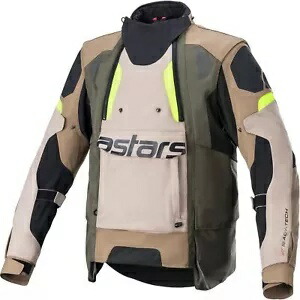Alpinestars Halo メンズ Drystar オートバイ ジャケット ブラック/サンド/イエロー Alpinestars Halo Mens Drystar Motorcycle Jacket Black/Sand/Yellow 【並行輸入品】