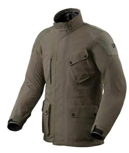 Rev'It デンバー H2O メンズ テキスタイル モーターサイクル ジャケット ダークグリーン Rev'It Denver H2O Mens Textile Motorcycle Jacket Dark Green 【並行輸入品】