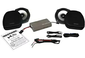 Hogtunes 7 インチウーファー、ローファーリングおよび Rev 225W アンプキット (FL7 225-AA) Hogtunes 7\