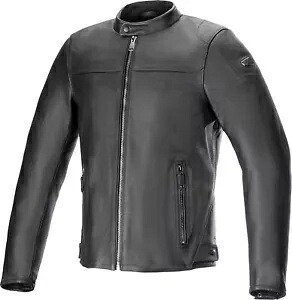 Alpinestars Blacktrack メンズ レザー オートバイ ジャケット ブラック Alpinestars Blacktrack Mens Leather Motorcycle Jacket Black 【並行輸入品】｜カスタムパーツ WORLD倉庫