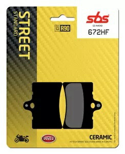 1992 ベータ 36 125 SBS シンター フロント ブレーキ パッド 672HF- 1992 Beta 36 125 SBS Sinter Front Brake Pad 672HF- 【並行輸入品】