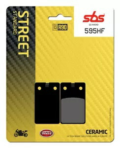 ベータ フォー ダブル 50 1988 SBS シンター ブレーキパッド リア 595HF- Beta Four Double 50 1988 SBS Sinter Brake Pading Rear 595HF- 【並行輸入品】