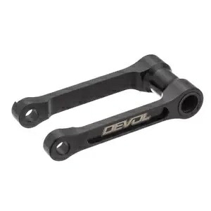 Devol ロワリングリンク 1.25 インチ アルミニウム ブラック ヤマハ WR250F/WR450F/YZ250F/YZ450F Devol Lowering Link 1.25\